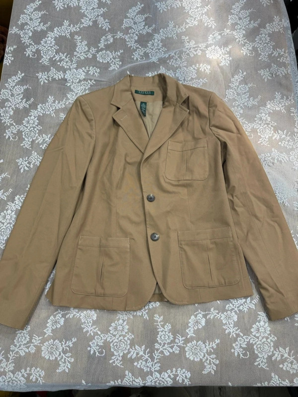 beige blazer